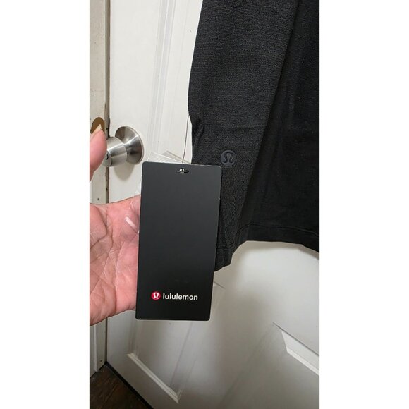 Lululemon Black Polo Shirt UPrep Puma Logo Short Sleeve Lightweight Men's Size S - Picture 5 of 7